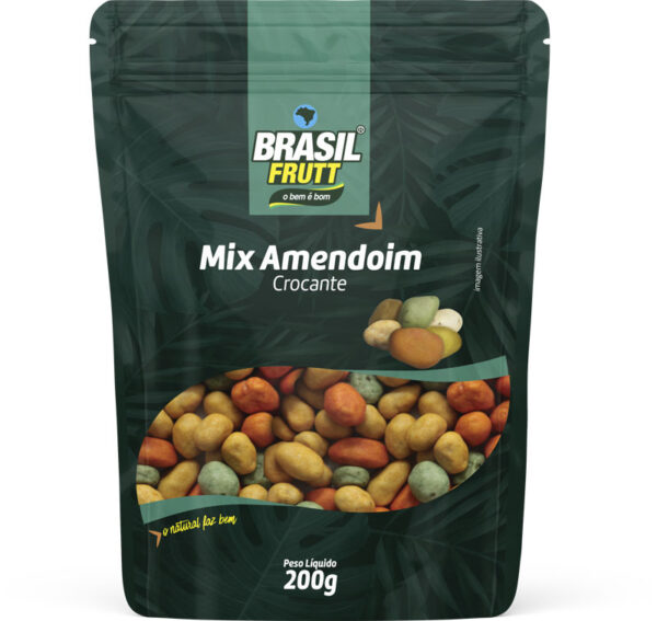 MIX AMENDOIM CROCANTE CX.C/25 UNID.   200GR