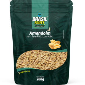 AMENDOIM S/PELE F.C/ALHO CX.C/25 UNID.    200GR