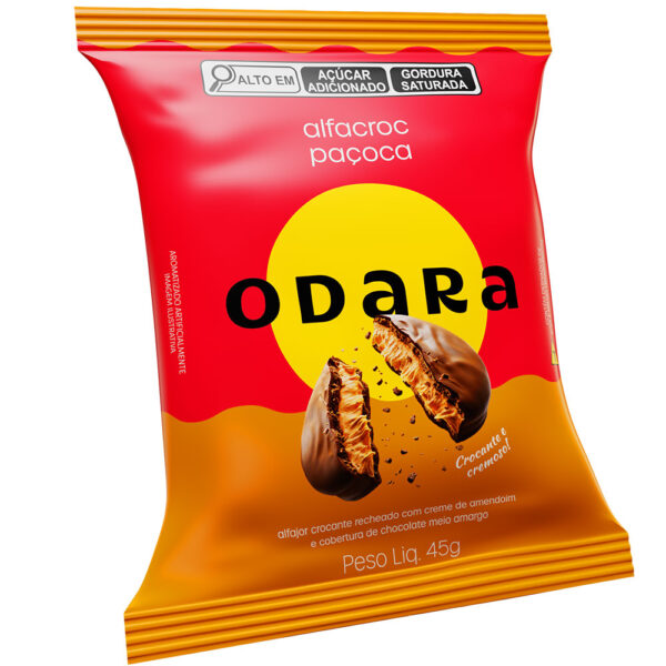 ALFACROC ODARA CREME DE PAÇOCA 45G DISPLAY 12 UN