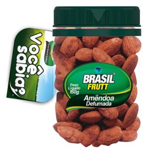 AMENDOA DEFUMADA CX.C/12 UNID.  150GR