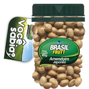 AMENDOIM CROC.TIPO JAPONES CX.C/12 UNID.  160GR