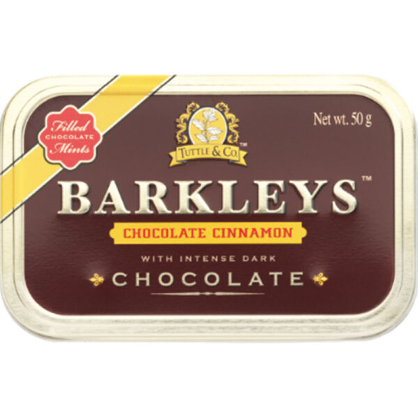 BARKLEYS CHOCOLATE CINNAMON 50G DP C/6 UN