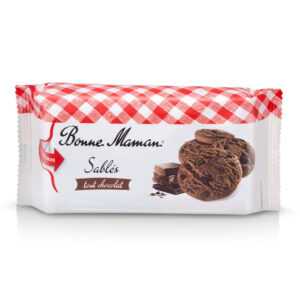 BISCOITO COOKIES - SABOR CHOCOLATE - BONNE MAMAN - 150G