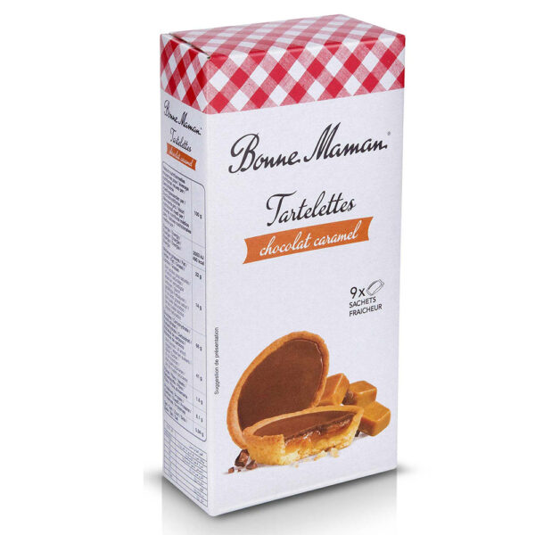 BISCOITO TORTILHA DE CHOCOLATE E CARAMELO - BONNE MAMAN- 135G