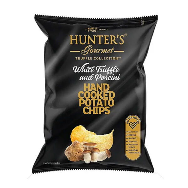 CHIPS DE BATATA FRITA SABOR TRUFA BRANCA E PORCINI - 125G