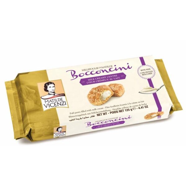 BISCOITO FOLHADO BOCCONCINI CREME MATILDE VICENZI 10X100G