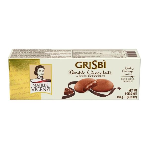 BISCOITO GRISBI CREME DE CHOCOLATE MATILDE VICENZI 12X150G