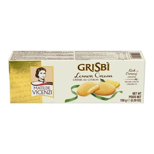 BISCOITO GRISBI CREME DE LIMÃO MATILDE VICENZI 12X135G