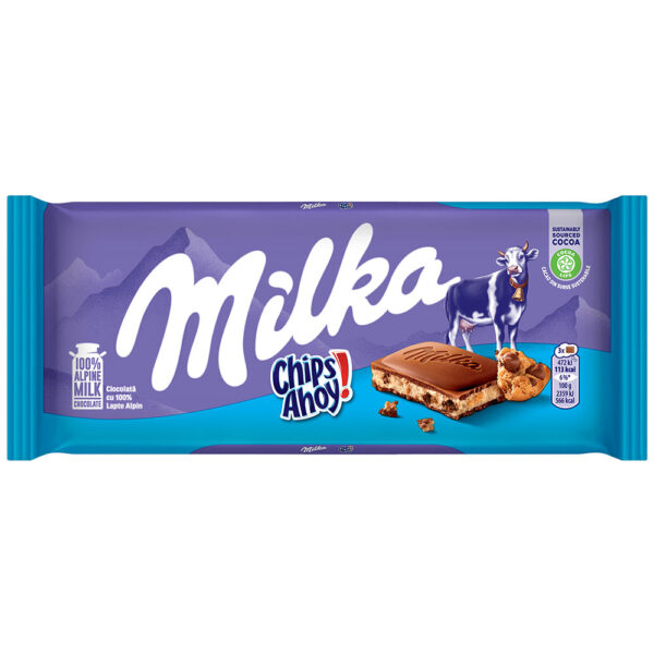 MILKA CHIPS AHOY 100G DP C22 UN