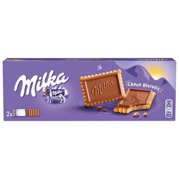 MILKA CHOCO BISCUIT 150G DP C14 UN