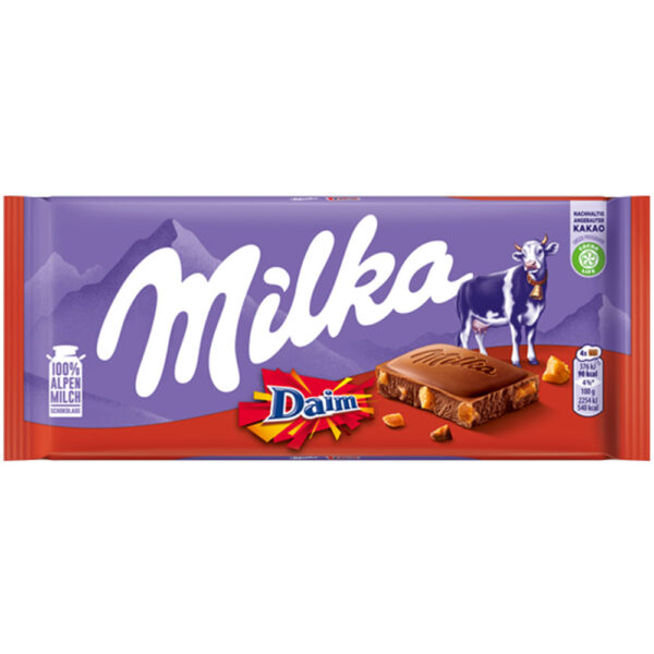 MILKA DAIM 100G DP C22 UN