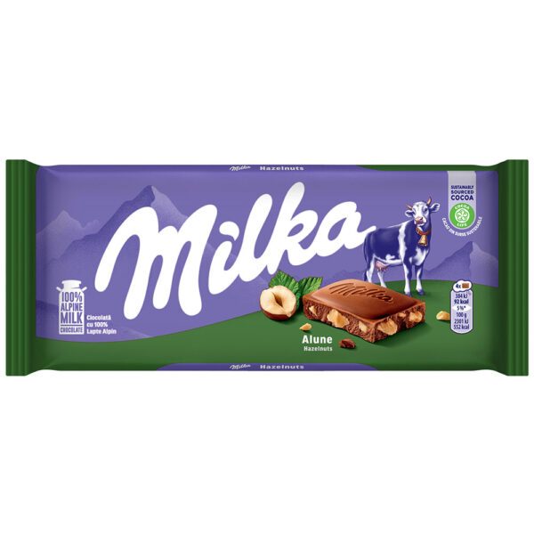 MILKA HAZELNUT 100G DP C22 UN