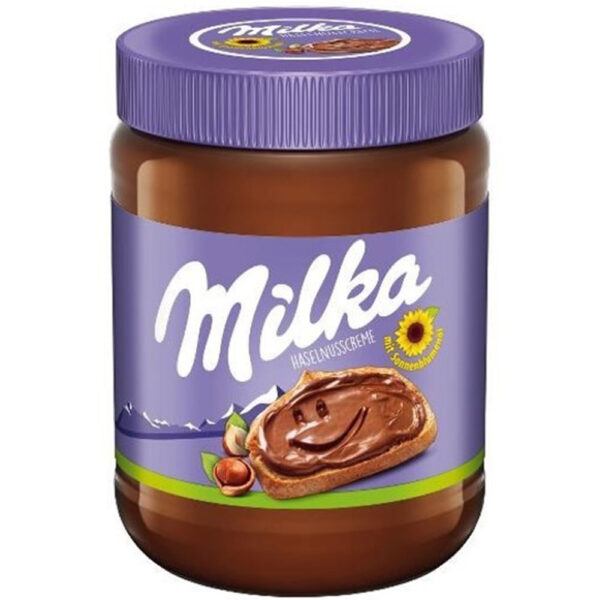 MILKA HAZELNUT CREME 350G DP C/12 UN