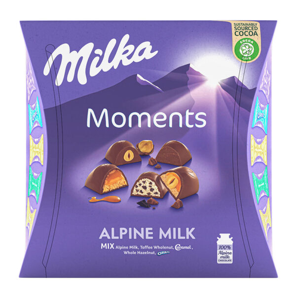 MILKA MOMENTS ASSORTED 97G DP C16 UN