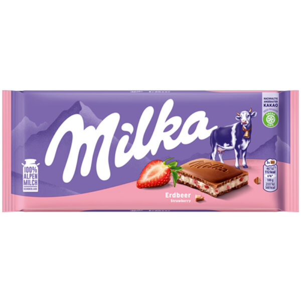 MILKA STRAWBERRY 100G DP C22 UN