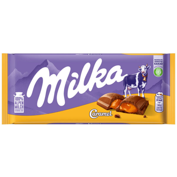 MILKA TOFFE CARAMEL 100G DP C23 UN