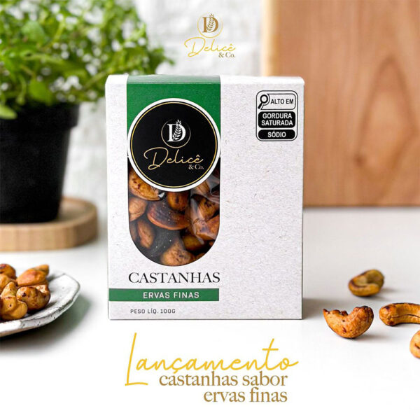 Nuts Castanhas Ervas Finas 100g Delice