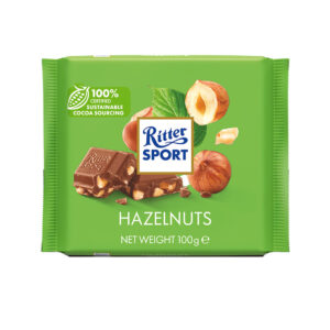 RITTER SPORT HAZELNUTS 100G 12UN