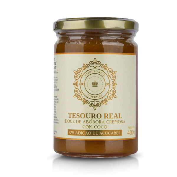 TESOURO REAL DOCE ABOBORA COM COCO ZERO 400G