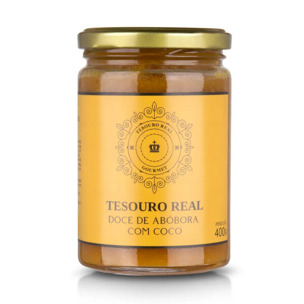 TESOURO REAL DOCE DE ABOBORA CREMOSA C/ COCO  400G