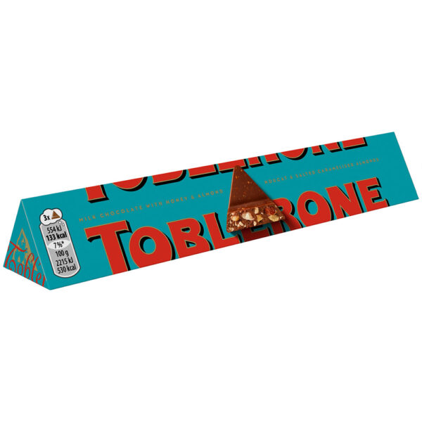 TOBLERONE CRUNCHY ALMONDS 100G DP C/20UN