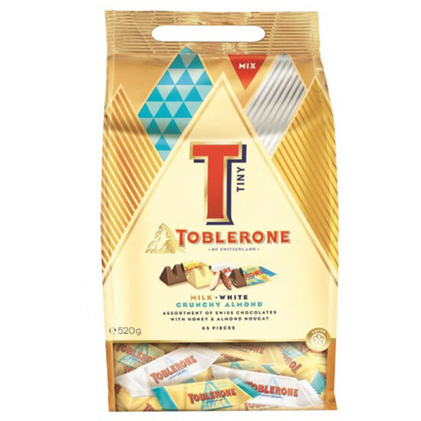 TOBLERONE CRUNCHY ALMONDS MIX 272G DP C/27 UN