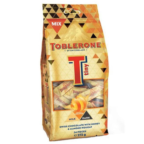 TOBLERONE TINY GINGER E ORANGE 272G DP C/27UN