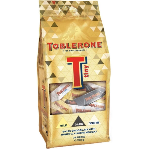 TOBLERONE TINY MIX BAG 272G DP C/27 UN