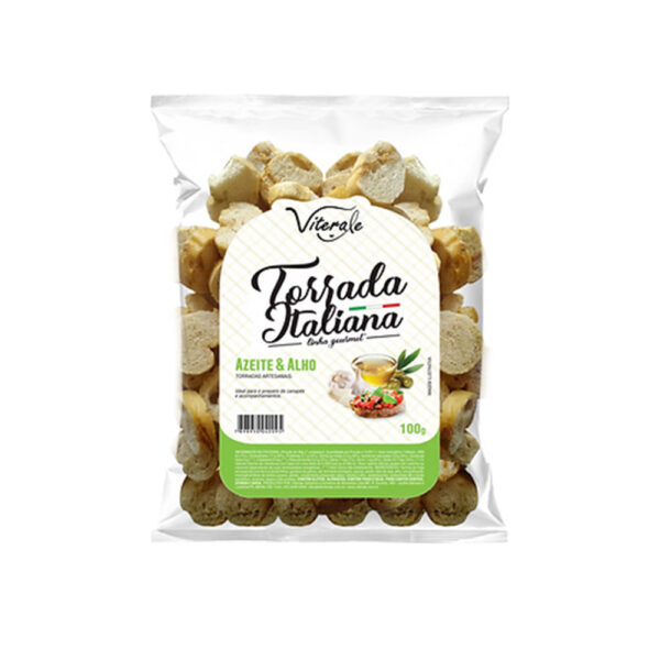 TORRADA ITALIANA AZEITE E ALHO 100GR