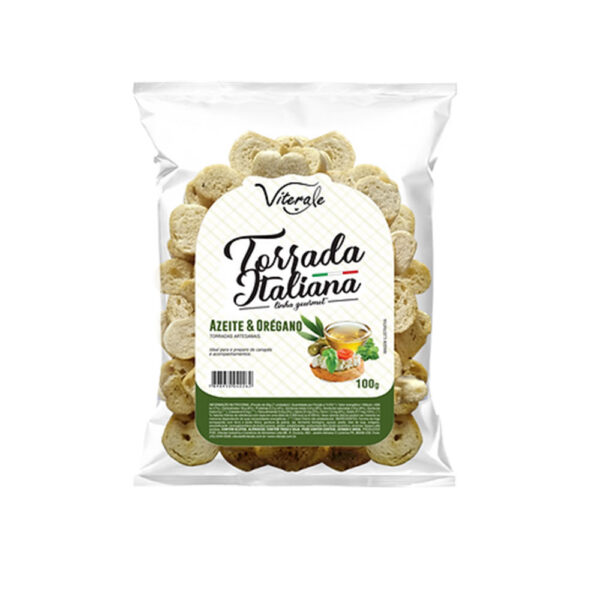 TORRADA ITALIANA AZEITE E OREGANO 100GR