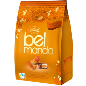 BOMBONS BELMANDA SALTED CARAMEL 105G 8 UN