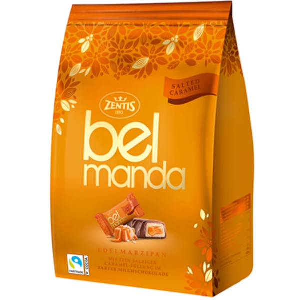 BOMBONS BELMANDA SALTED CARAMEL 105G 8 UN