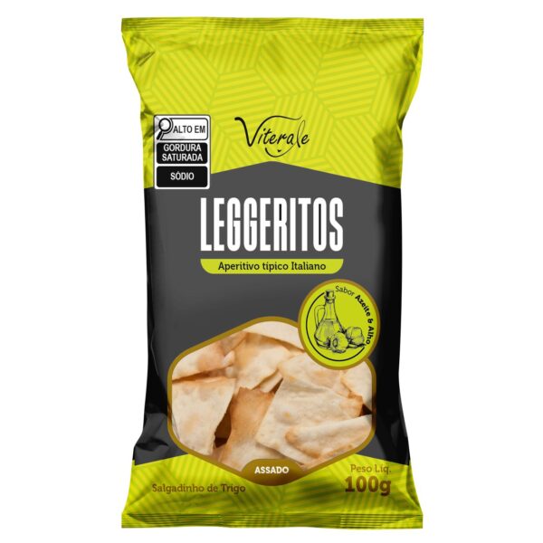 LEGGERITOS AZEITE E ALHO 100G