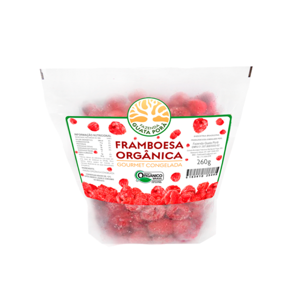 FRAMBOESA ORGÂNICA GOURMET CONGELADA 260G