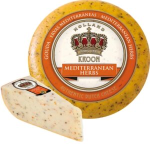 QUEIJO KROON GOUDA  ERVAS MEDITERRÂNEAS 4.5 KG