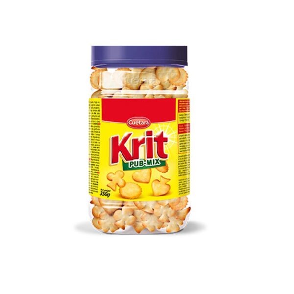 BISCOITO KRIT PUB-MIX 350G 12 UN