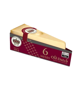 QUEIJO KROON OLD DUTCH GOUDA (REMBRANDT) - 12 MESES MATURAÇÃO FRACIONADO 20X200G (4KG)