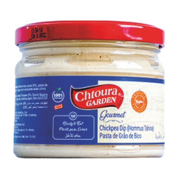 HOMMUS - PASTA DE GRÃO DE BICO 310G - CHTOURA GARDEN