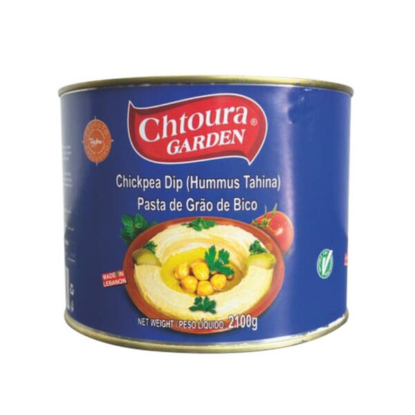 HOMMUS - PASTA DE GRÃO DE BICO - LATA 2.1KG