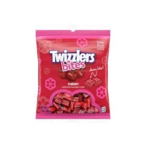 BALA TWIZZLERS MORDIDAS SABOR CEREJA 170 GR 12 UN