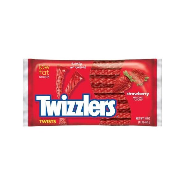 TWIZZLERS MORANGO GDE 453.5g 12 UN