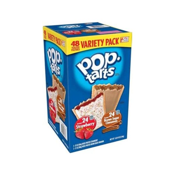 BISCOITO POP TARTS SABOR CANELA C AÇUCAR E MORANGO 573g 4 UN