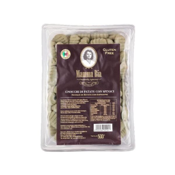 GNOCCHI ITA.MAMMA BIA S/GLUTEN 500G ESPINAFRE