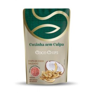 Chips de Coco com Sal Rosa Pacote 70g 6un