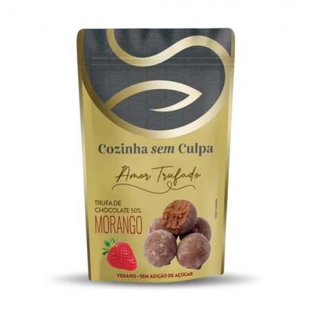 Amor Trufado Morango 51% 100g 6un