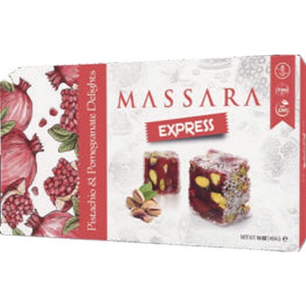 MANJAR TURCO - MASSARA - ROMÃ COM PISTACHE - 454G