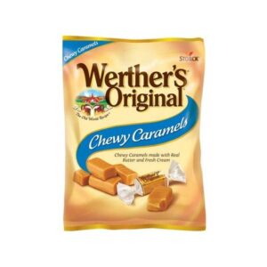 BALA DE CARAMELO WERTHERS MASTIGAVEL 68g 12 UN