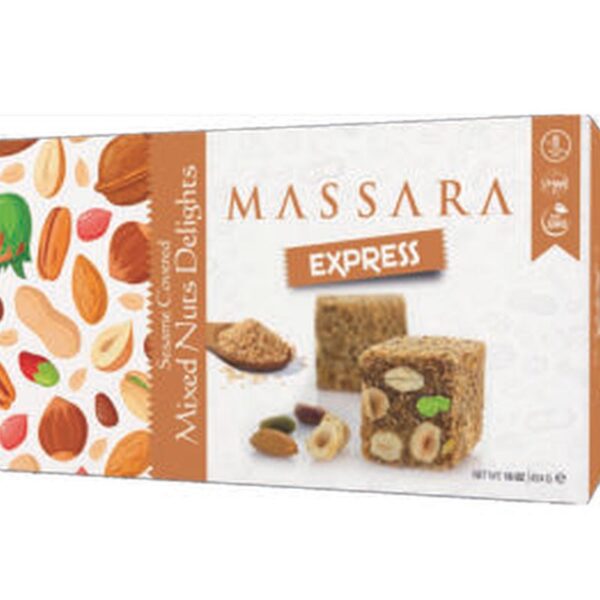 MANJAR TURCO - MASSARA - NUTS COM GERGELIM - 454G