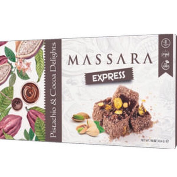 MANJAR TURCO - MASSARA - PISTACHE COM CHOCOLATE - 454G