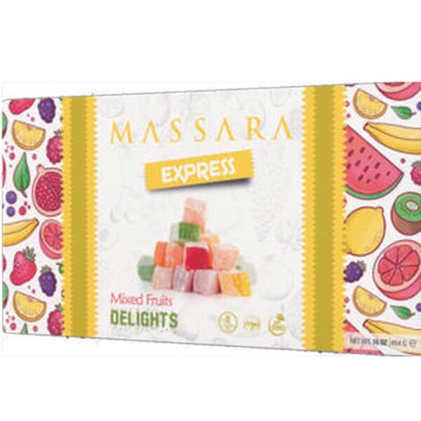 MANJAR TURCO - MASSARA - MIX DE FRUTAS - 454G